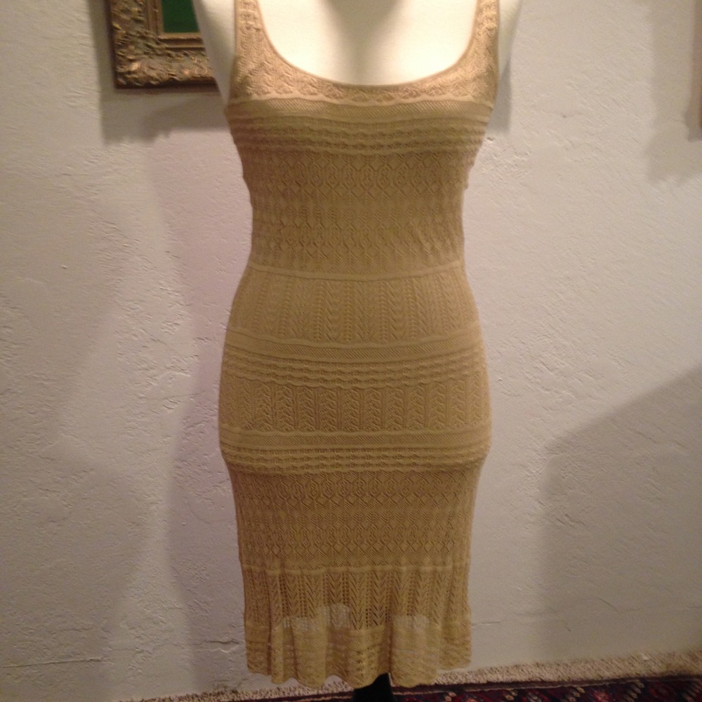 Ralph Lauren Black Label pointelle crochet dress M